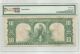 Series Of 1901 Large $10 Bison United States Red Seal Note Pmg 25 Very Fine 610 Large Size Notes photo 3