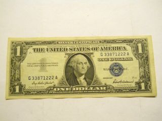1957 $1.  00 U.  S.  Silver Certificate photo