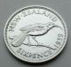 Zealand Sixpence 1939.  6 Pence Silver Coin.  Km 8.  Six Cents Coin.  Bird. Australia & Oceania photo 6