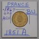 1851 - A France 20 Fr Francs Gold Coin Uncirculated (bu) French Gold Coin France photo 2