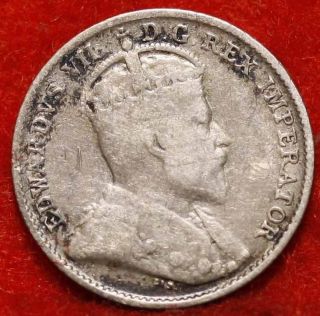 Uncirculated 1903 - H Canada 5 Cents Silver Foreign Coin S/h photo