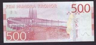 Sweden,  2016,  500 Kronor Note,  ' Birgit Nilsson ',  Unc,  Release October 3 photo