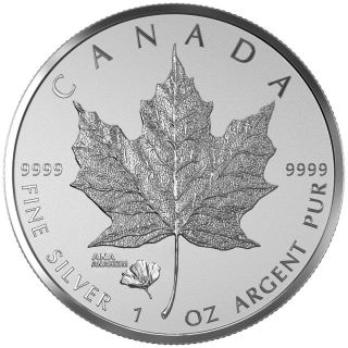 Canada 2016 $5 1oz Fine Silver Coin - Ana California State Flower: The Poppy - A photo