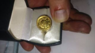 Iran 1/4 Pahlavi Gold Coin Ring (1975) photo