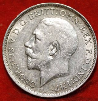 1919 Great Britain Florin Silver Foreign Coin S/h photo