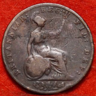 1844 Great Britain Penny Token Foreign Coin S/h photo