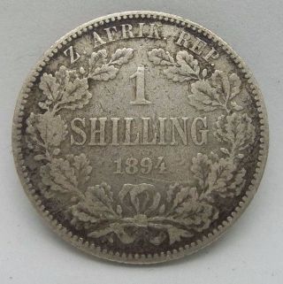 South Africa 1 Shilling 1894 Boer Republics Km 5 photo