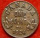 1924 Canada One Cent Foreign Coin S/h Coins: Canada photo 1