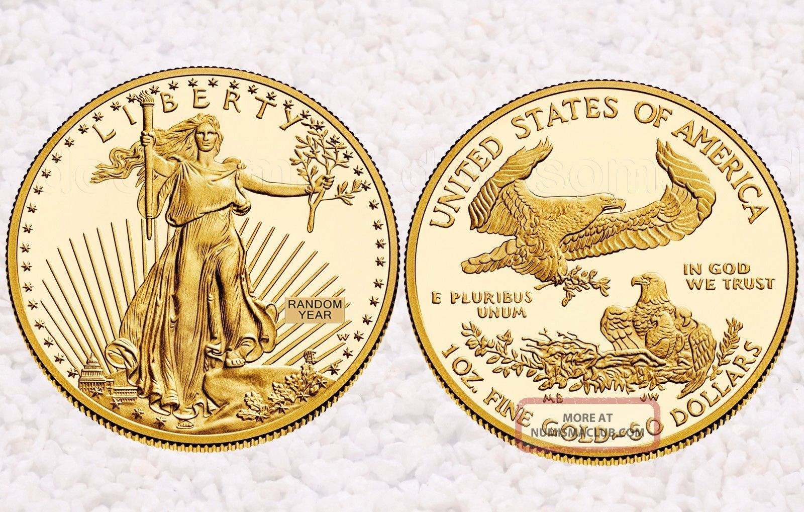 1 Oz 50$ American Eagle Gold Coin