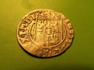 Lithuania Poland Rare 1625 Medival Silver 1/24 Thaler Sigismund Iii Coin Km 11 photo