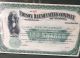 Antique Thomas Edison Framed Stock Certificate Stocks & Bonds, Scripophily photo 1