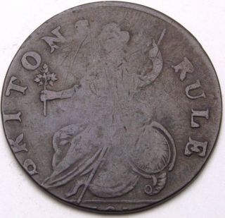 Great Britain 1/2 Penny 1791 George Gordon / Briton Rule Token - Copper - 3098 photo