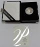 2000 - W $50 Proof American Platinum Eagle 1/2 Oz.  9995 With And Platinum photo 2