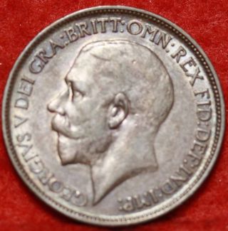 1918 Great Britain 1/2 Penny Foreign Coin S/h photo