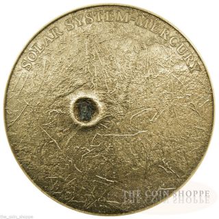 Mercury - Solar System Series - 2016 1 Oz Silver Coin Nwa 8409 Meteorite Niue photo