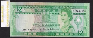 [bl] Fiji,  Nd 1983,  2 Dollars,  P82a,  Qe Ii,  Unc photo