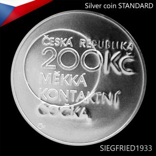 Czech Silver Coin (2013) - Chemist Otto Wichterle - 200 Czk photo