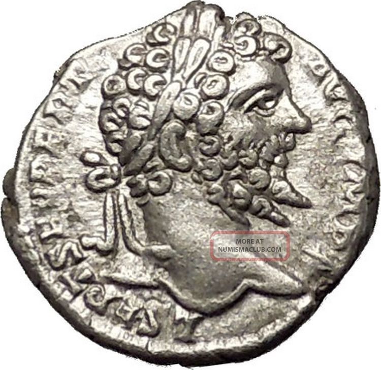 Septimius Severus 198ad Silver Ancient Roman Coin Wealth Annona Cult I53229 Coins: Ancient photo