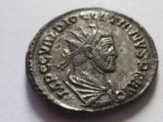 Silversud - Antoninian Of Diocletianus From Lugdunum Rv.  Jupiter Left photo