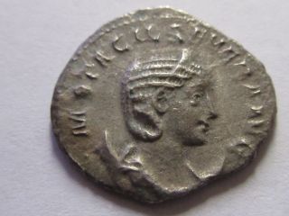 Silver - Antoninian Of Otacilia Severa Rv.  Concordia Seated Left photo