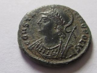 Ae - 18 (follis) Of Constantine I.  Rv.  Victory Walking Left photo