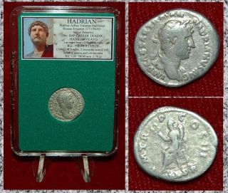 Roman Empire Coin Hadrian Concordia On Reverse Silver Denarius photo