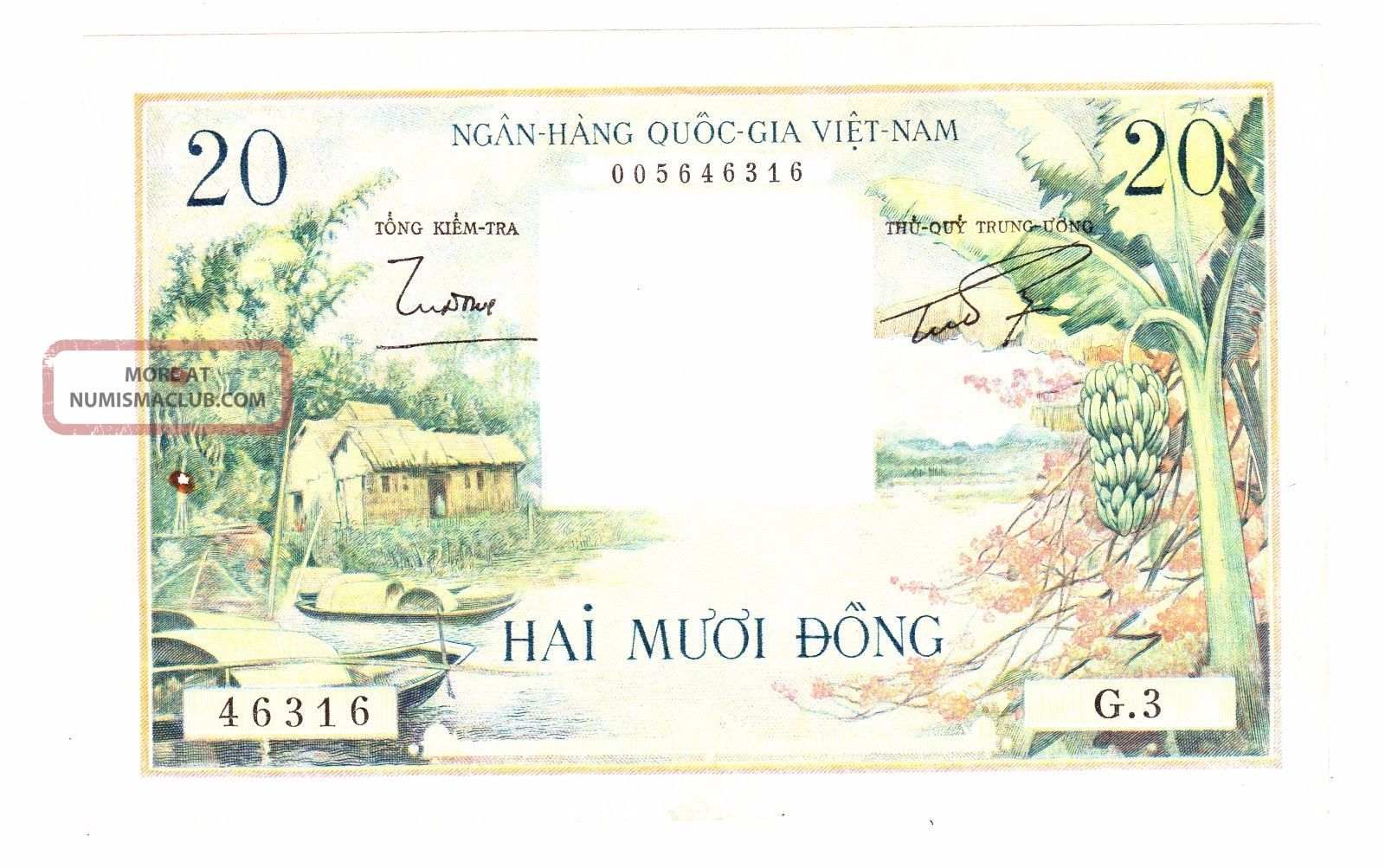 South Viet Nam - 1956 - P4 - 20 Dong Asia photo