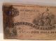 (2) 1861 $5 Confederate States Of America Large Note Richmond,  Virginia Five Paper Money: US photo 6