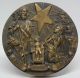 Nativity/ Holy Family/ Xmas Star/ Magi/ Wise Men Christmas Heavy Bronze Medal Exonumia photo 1