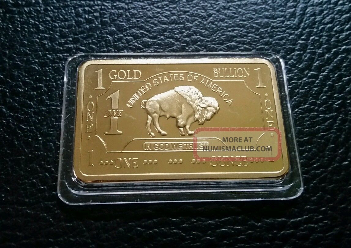 Lot Of 10 – 5 Gram 100 Mills .999 Fine Gold Buffalo Bullion Bars – Unbranded