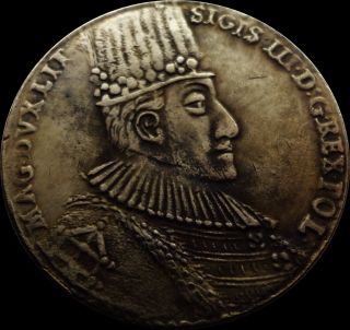 Sigismund Iii Vasa 1587 Thaler Poland Coin photo