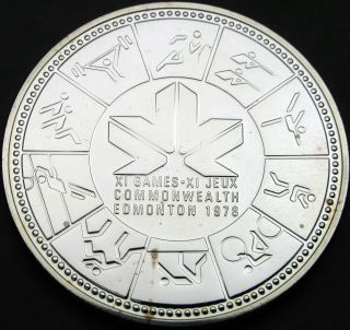 Canada 1 Dollar 1978 Prooflike - Silver - Commonwealth Games - 1817 猫 photo