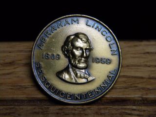Abraham Lincoln 1959 Sesquicentennial Kentucky Birthplace Bronze Medal photo