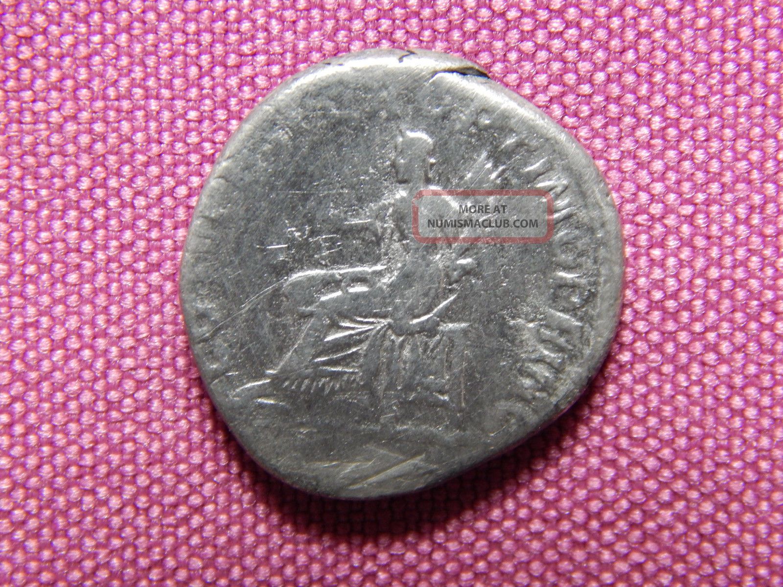 Trajan, Rome, Ar Denarius, 108 - 111 Ad, Aequitas, Ric 119