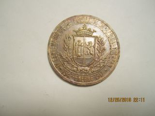Yucatan,  Mexico Medal Demerida Annivarsary 1542/1942 40mm Circulated photo