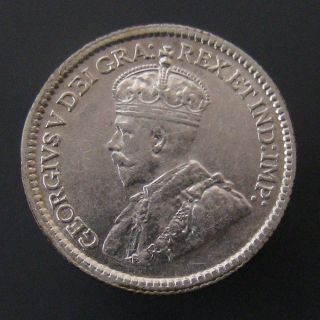 George V Five Cent Silver 1915 photo