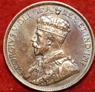 1918 Canada One Cent Foreign Coin S/h photo