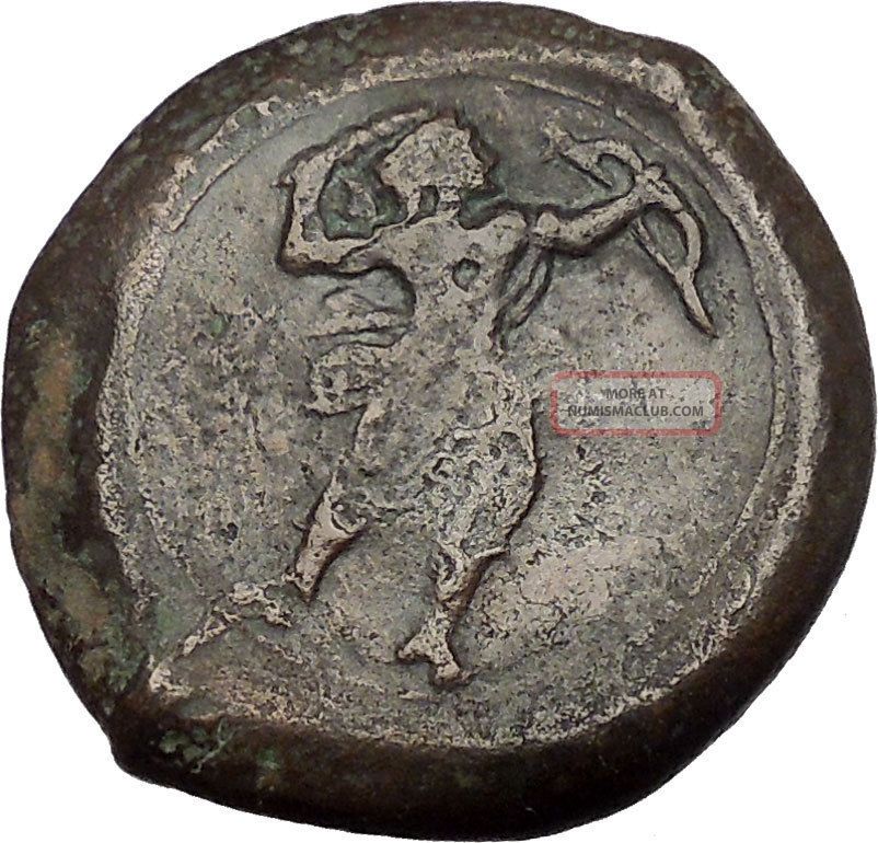 Alaisa Archinodea 325bc Rare R2 Authentic Ancient Greek Coin Hercules ...