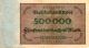 Xxx - Rare German 500000 Mark Weimar Inflation Note 1923 Ok Con Europe photo 1