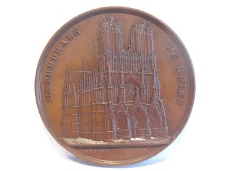 Rare Architecture Medal By Wiener - Reims Cathedral photo