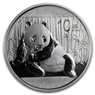 2015 1 Oz Chinese Silver Panda Coin Bu In Capsule photo