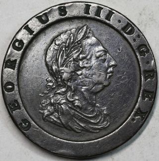 1797 Cartwheel 2 Penny George Iii 2 Oz Copper Great Britain Coin (16070217r) photo