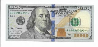 Usa / Federal Reserve Bank / Star Note - $100,  2009.  Replacement / Star Note.  Cu photo