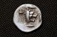 Greece Silver.  V Century Bc.  Aeontinon City.  Head Of Apolon.  Museum Res.  Coin Coins: Ancient photo 1