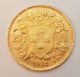 1935 20 Franc Helvetia Gold Coin Gold photo 1