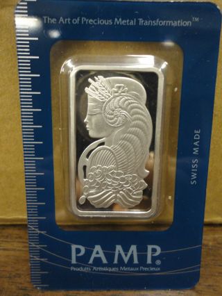 1 Ounce Pamp Swiss Platinum Investment Bar In Assay Certicard Case photo
