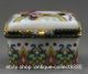 45mm Chinese Colors Porcelain Three Woman Play Chess Vogue Jewelry Box Coins: Ancient photo 2