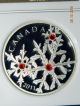 2011 Canada $20 Crystal Snowflakes: Hyacinth Silver Coin W/crystals Ngc Pf70 Uc Coins: Canada photo 1