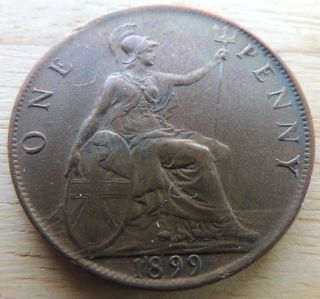 Great Britian 1899 1 Penny photo