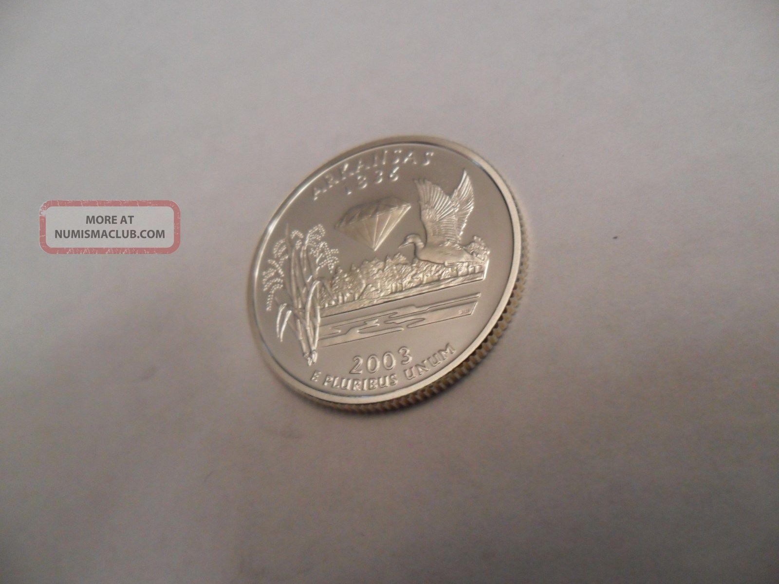 2003 S Arkansas 90 Silver Proof State Quarter